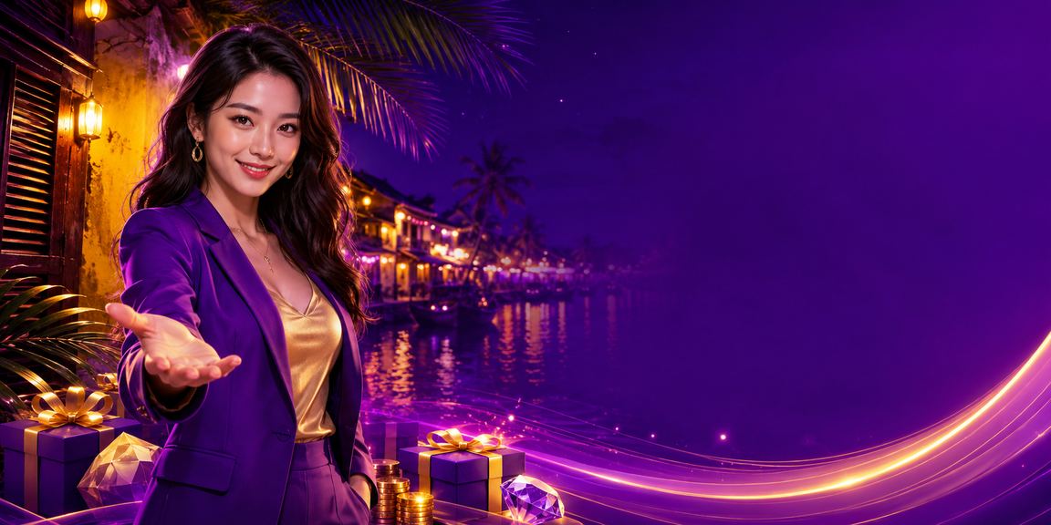 Khung cảnh sôi động của Hội An với đèn neon